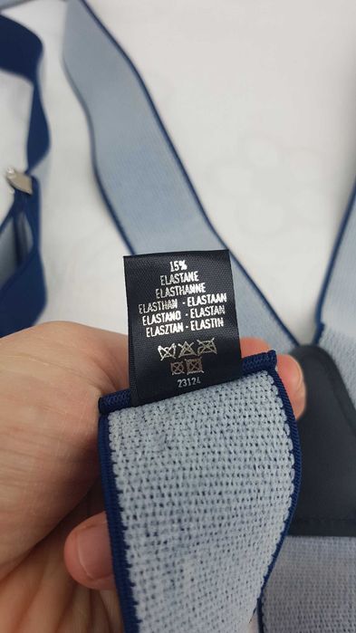 Підтяжки чоловічі сині C&A