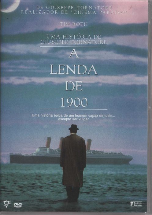 Dvd A Lenda de 1900 - drama - Tim Roth - extras