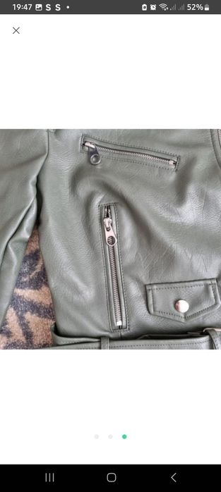 Косуха куртка колір хакі