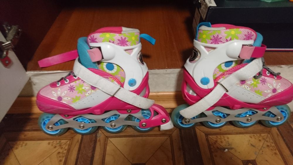 Ковзани роликові, дитячі з амуніцією