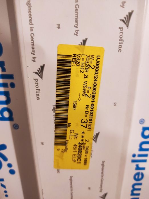 Okna pcv KOMMERLING ( nowe )