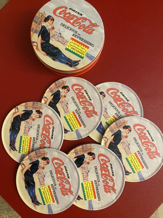 Bases para copos Coca- Cola vintage