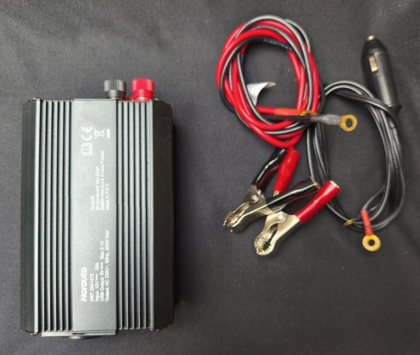 Conversor 12V/230V 300W, com porta USB