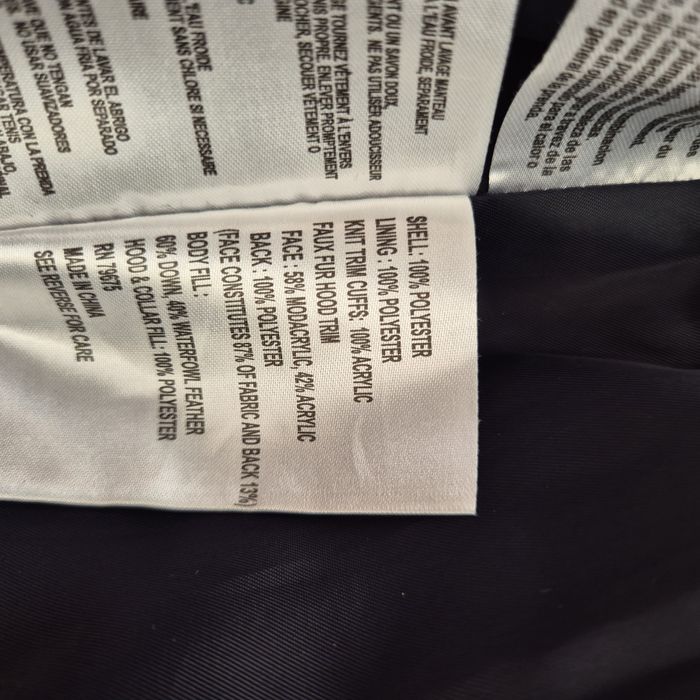 Granatowa zimowa damska kurtka Michael Kors rozm S