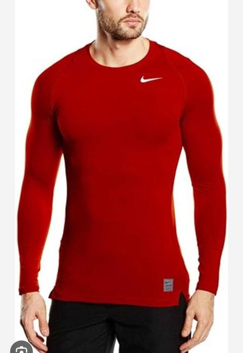 Мужской компрессионный рашгард, лонгслив Nike Pro размер S