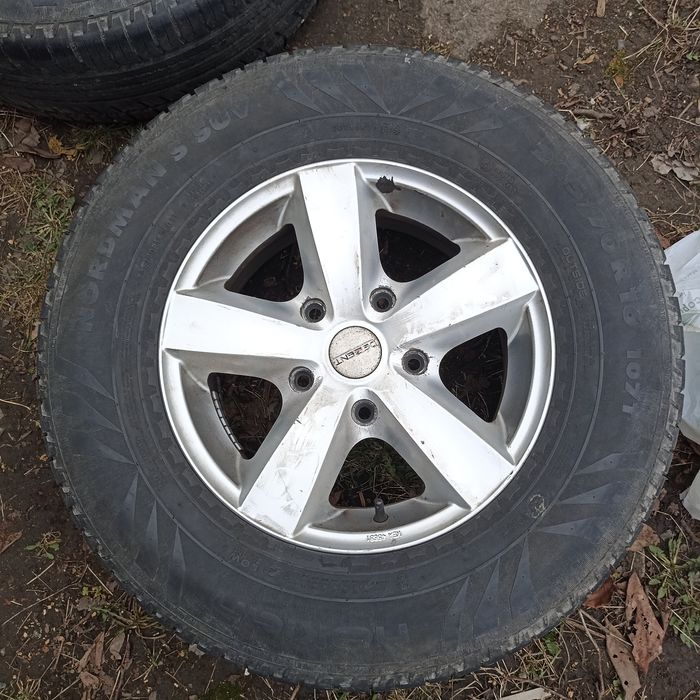 Диски легкосплавні Dezent, Hyundai, KIA Sorrento+гума 245/70/16