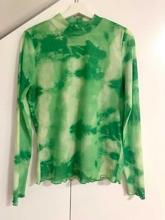 Bluzka z długim rękawem, siatka, Colourful Rebel