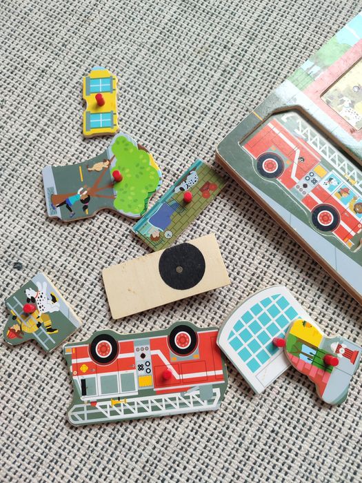 Melissa & Doug układanka dźwiękowa straż pożarna