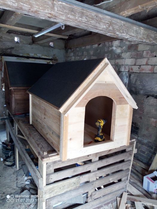 Buda dla psa Tanie solidne drewno Promocja wysyłka!