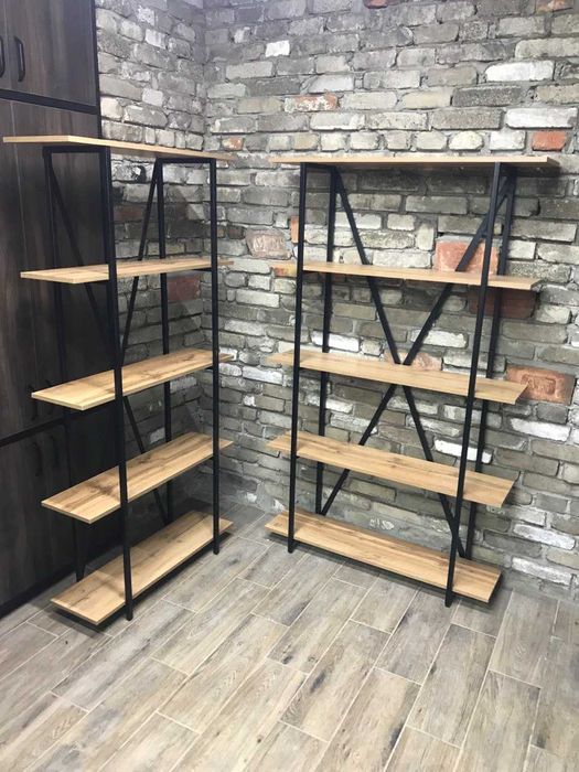 Стелаж Лофт. Меблі Loft. Стелаж на замовлення. Торгівельне обладнання.