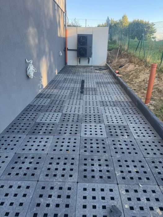 Mata Drenażowa - parking, podjazd tymczasowy, padok