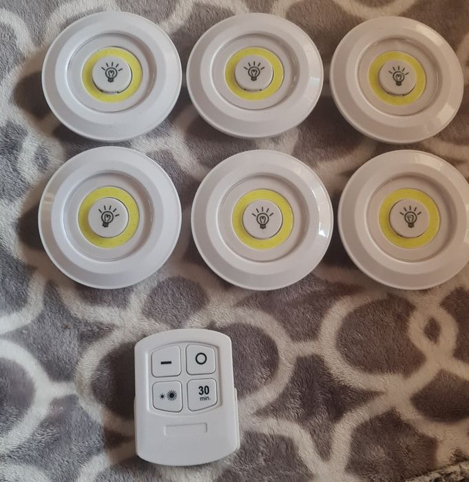 Lampki LED 6szt plus pilot