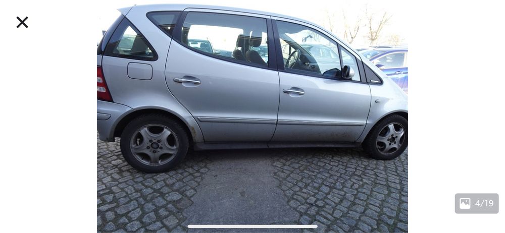 Mercedes a class w168 двері 2001-2004 рік