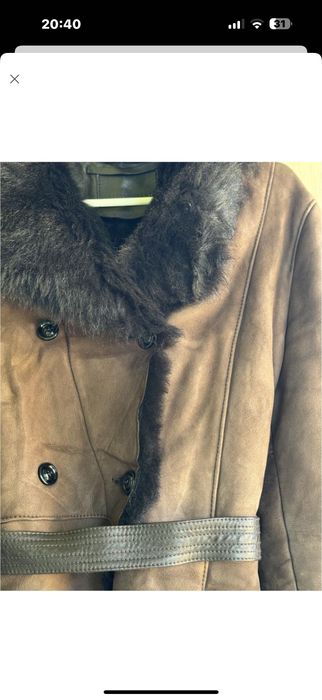 Натуральна дублянка Trussardi