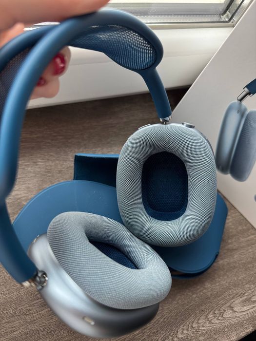 AirPods Max (Sky Blue z niebieskim pałąkiem) – oryginalne
