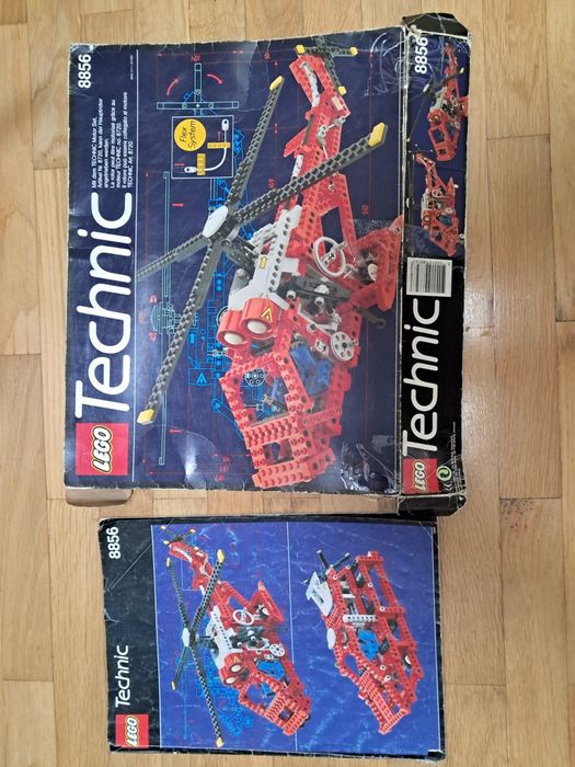 Lego Technic 8856 czerwony helikopter
