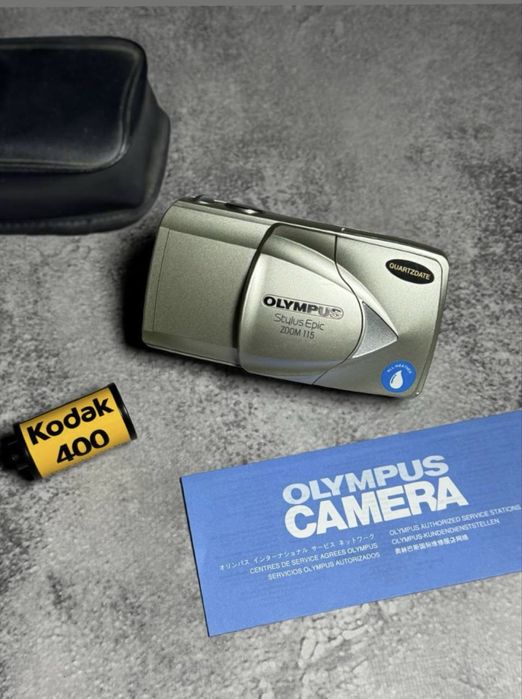 Olympus Mju II ZOOM 115 (погодоустойчивая с функцией quartzdate )