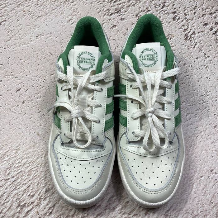 ig3778 нові adidas forum low originals жіночі кросівки white/green