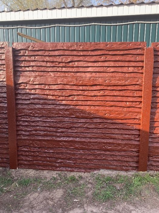 Бетонний забор, з профнастилу ворота. Зимові знижки 10%.