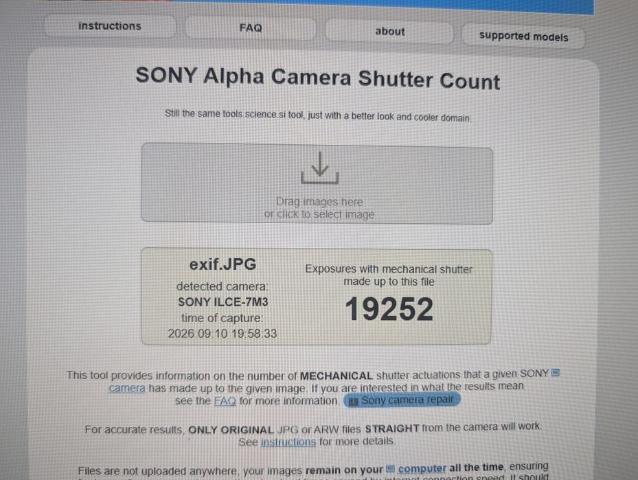 Aparat Sony a7 III