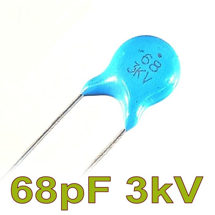 Конденсатор 68pf 3kV.