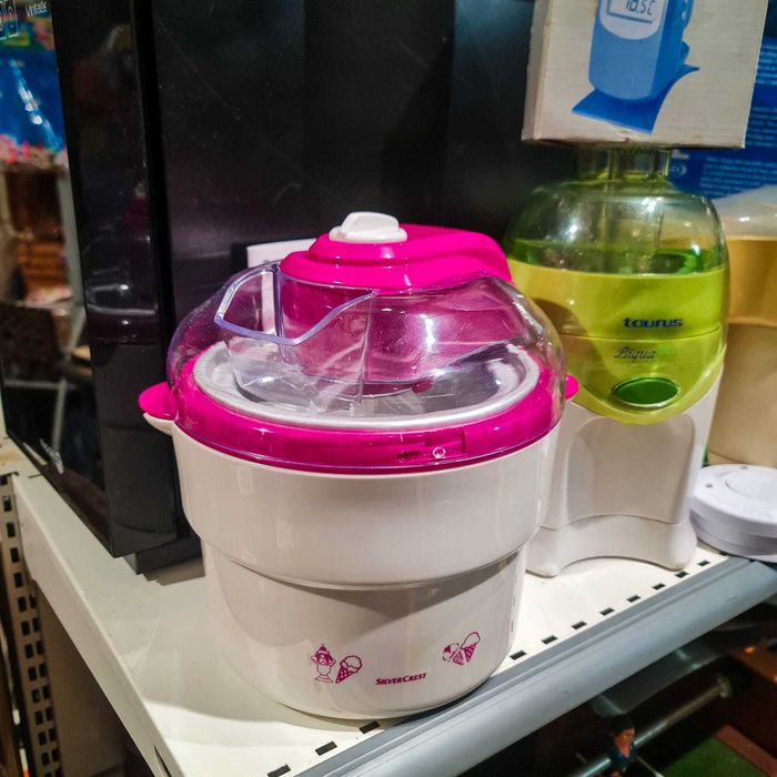 Máquina de Fazer Gelados SilverCrest SEC M 12 A1–1 Litro (Artigo Novo)