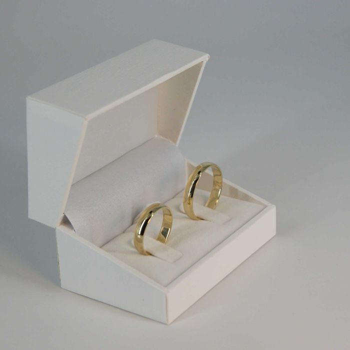 OBRĄCZKA komplet złoto 585 4mm  DOSTĘPNE OD RĘKI