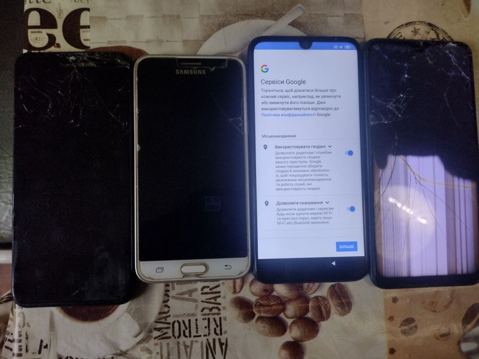 Продам неробочі телефони планшет