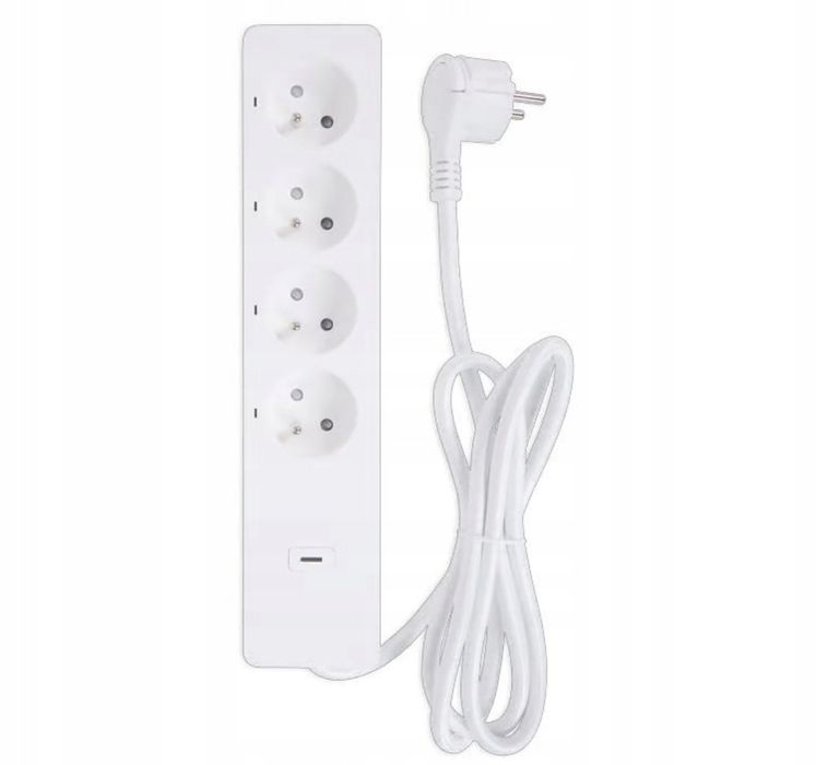 Listwa zasilająca LSC SMART Connect 4 gniazda 1,8 m biała