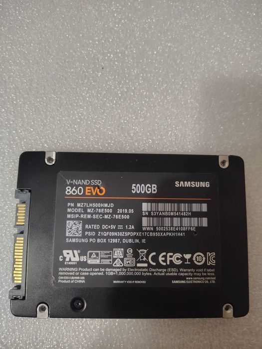 SSD накопичувачі 2.5" 256-1024 ГБ