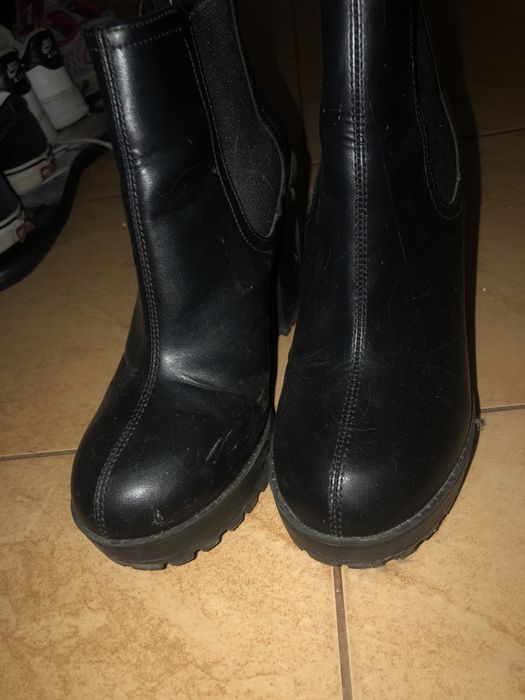 H&M kozaczki 40 koturna