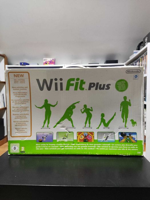 Balança + jogo Wii Fit Plus