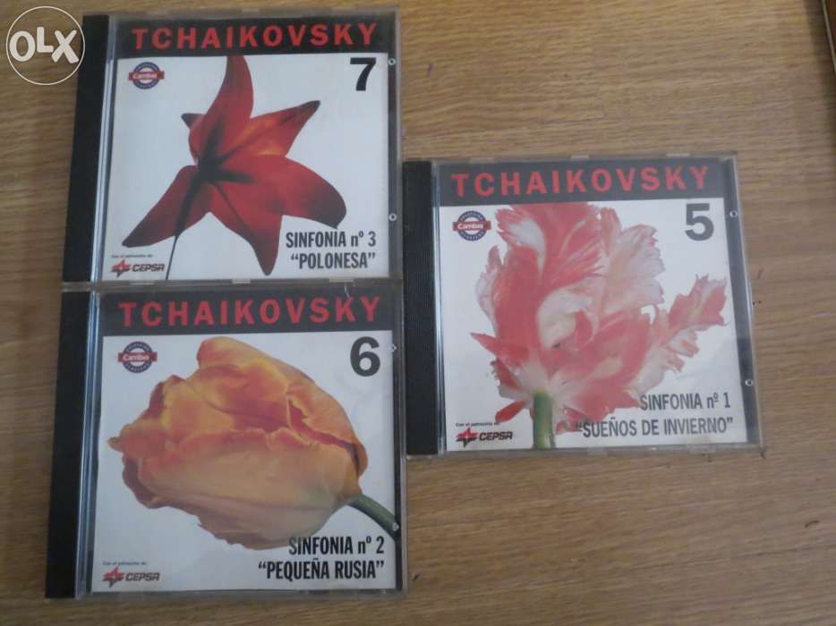 3 Cds de musica clássica (Tchaikovsky)