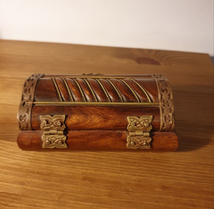 ferro forjado  banco ferro Caixa antiga madeira