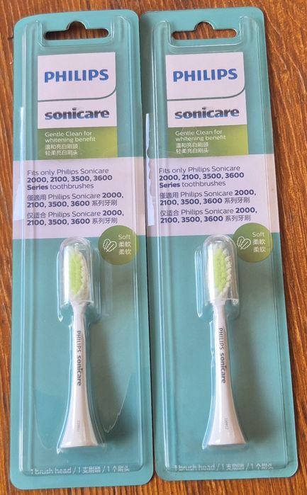 Зубна щітка Philips Sonicare Series 2100 HX2421/02 — звукове очищення, 2 режими, IPX7, до 30 днів роботи та 3 насадки в комплекті.