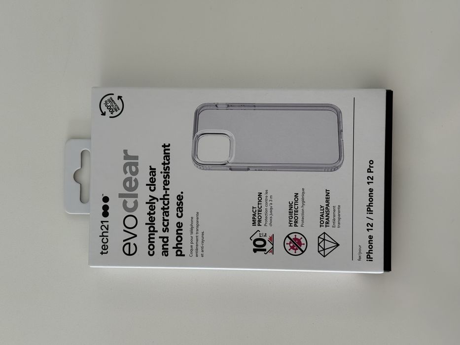 iPhone 12 NOVO 64GB Preto + Capa Transparente NOVA