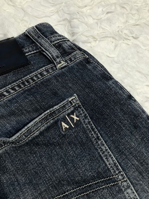 Spodnie jeansy Armani Exchance relaxed straight rozmiar 31 granarowe