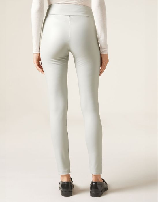 Нові лосини термо в ніжно сірому кольрі від бренду calzedonia