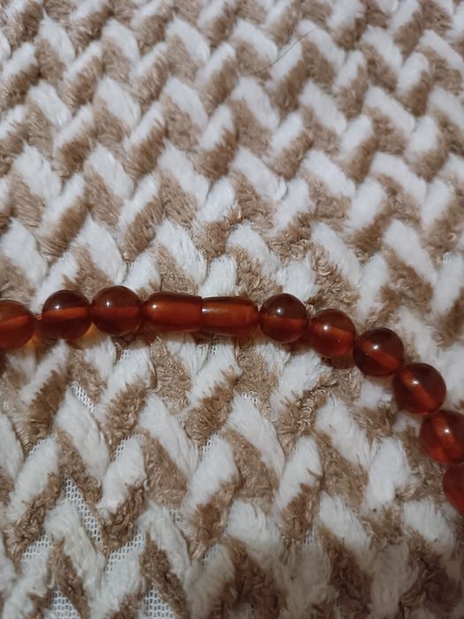 Янтарные бусы СССР.