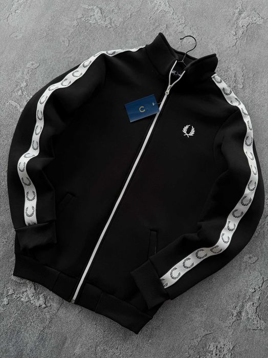 Костюм Fred | Зимовий Лампас Фліс | Чорний Спортивний | Унісекс |S–XXL