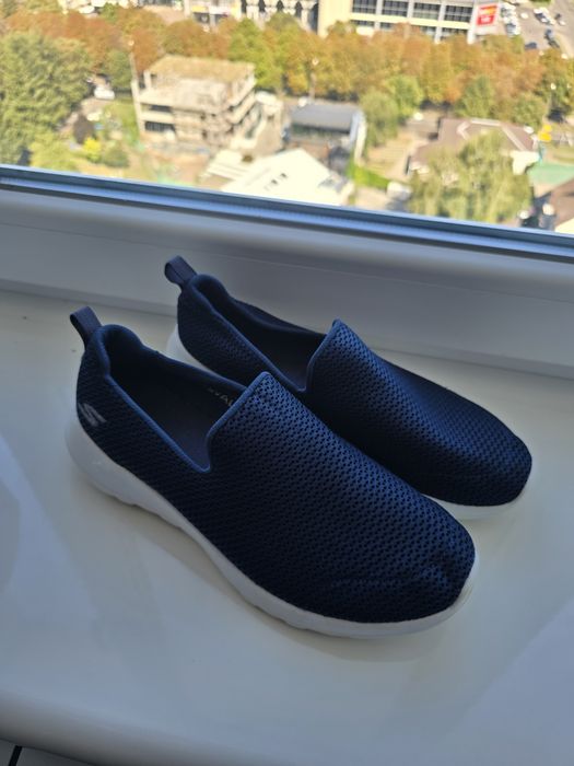 Skechers Go walk 38 р. Жіночі кросівки сліпони мокасіни балетки