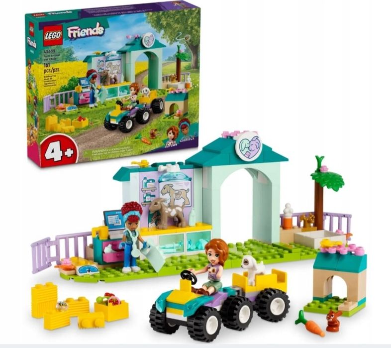 Lego 42632 Friends Farm Lecznica dla zwierząt gospodarskich - nowe