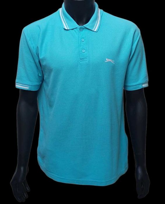 Niebieska koszulka polo męska SLAZENGER, R. L