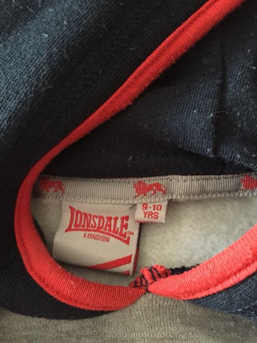 Sweat de algodão com capuz tamanho 9-10anos