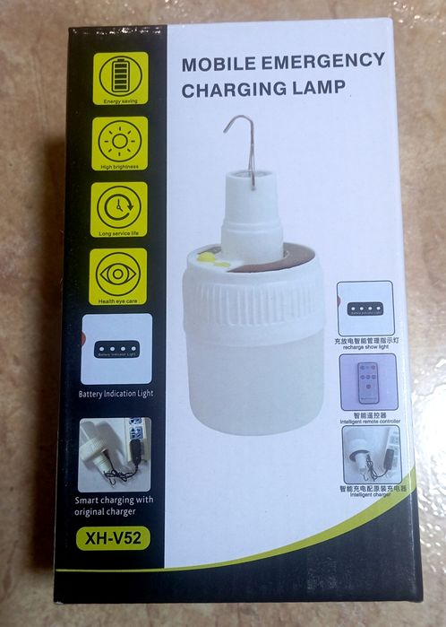 LED фонарь для кемпінга на акумуляторі.