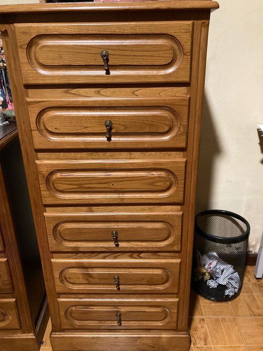 Camiseiro 6 gavetas + Cómoda 4 gavetas