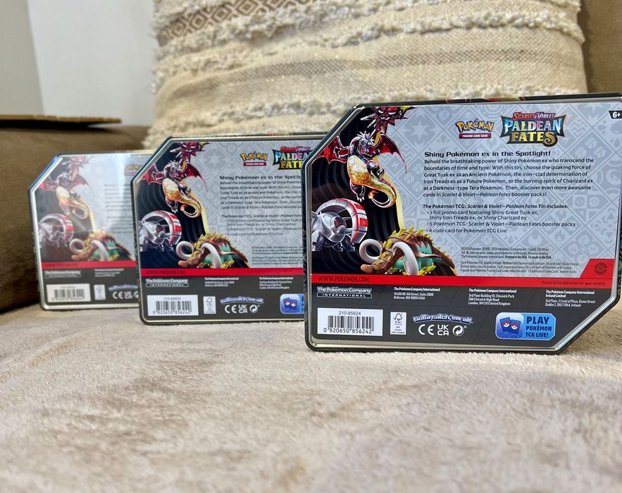 Paldean Fates US Tins Art Set