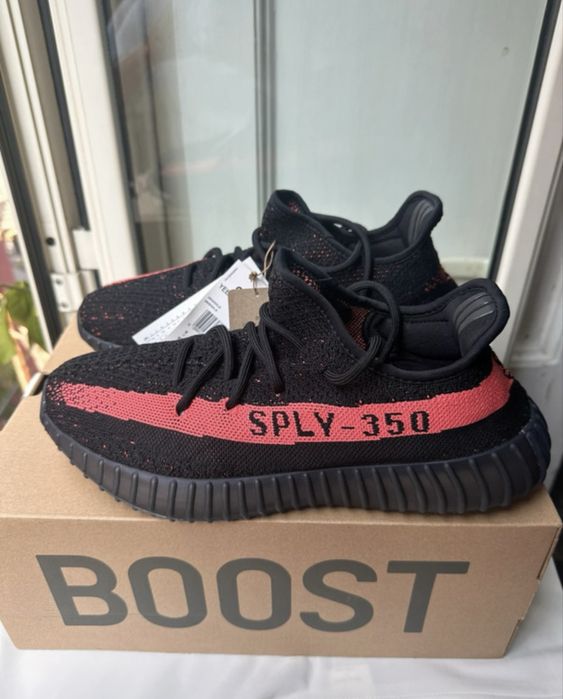 Yeezy 350 “Core Black Red”