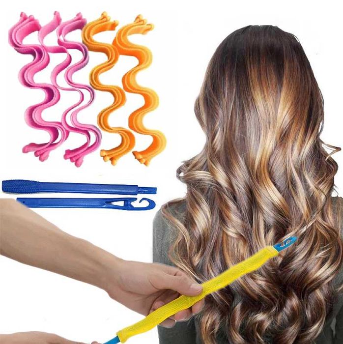 Wałki do kręcenia włosów papiloty do włosów loki fale długie 55 cm