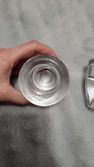 Zestaw świeczników 2 w 1 przezroczyste